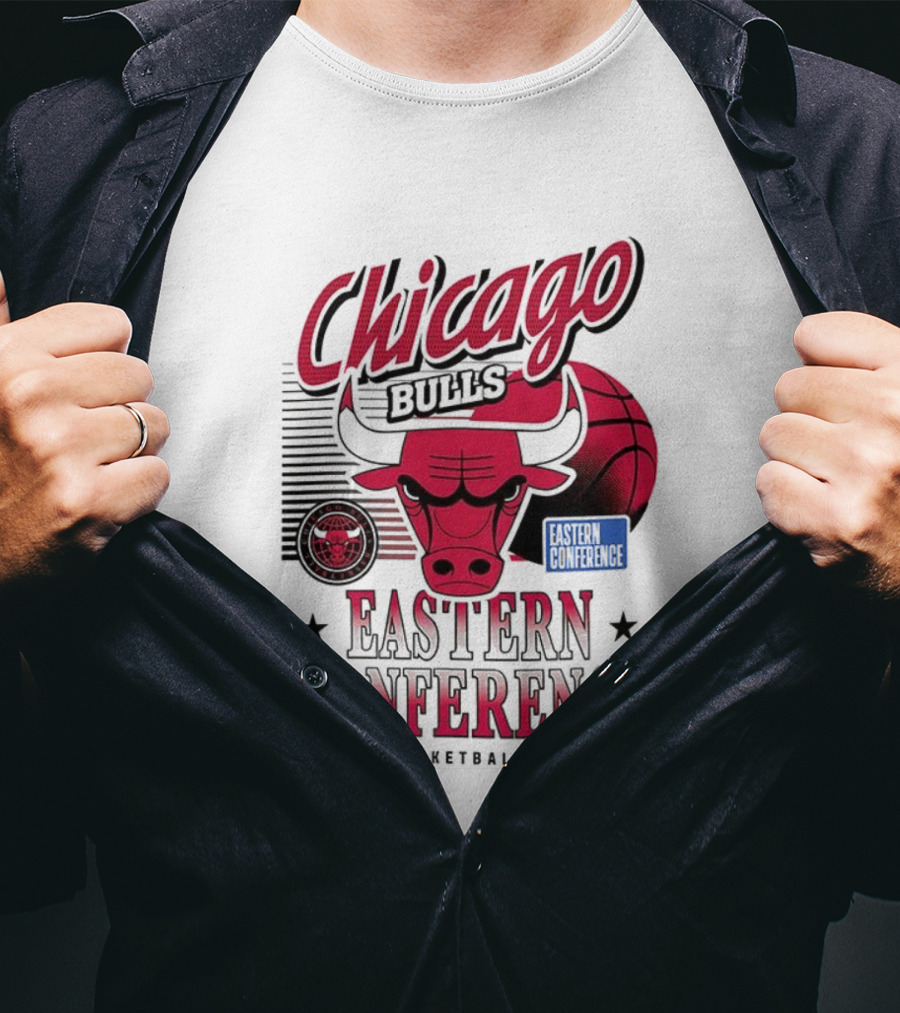 Chicago Bulls Eastern Conference National Basketball Association Ball T-Shirt