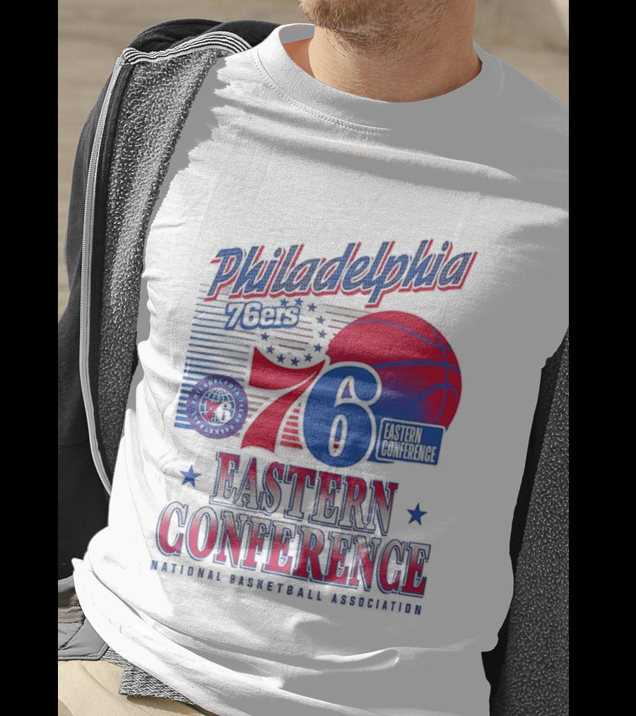 Philadelphia 76ers 6 Eastern Conference NBA Basketball T-Shirt