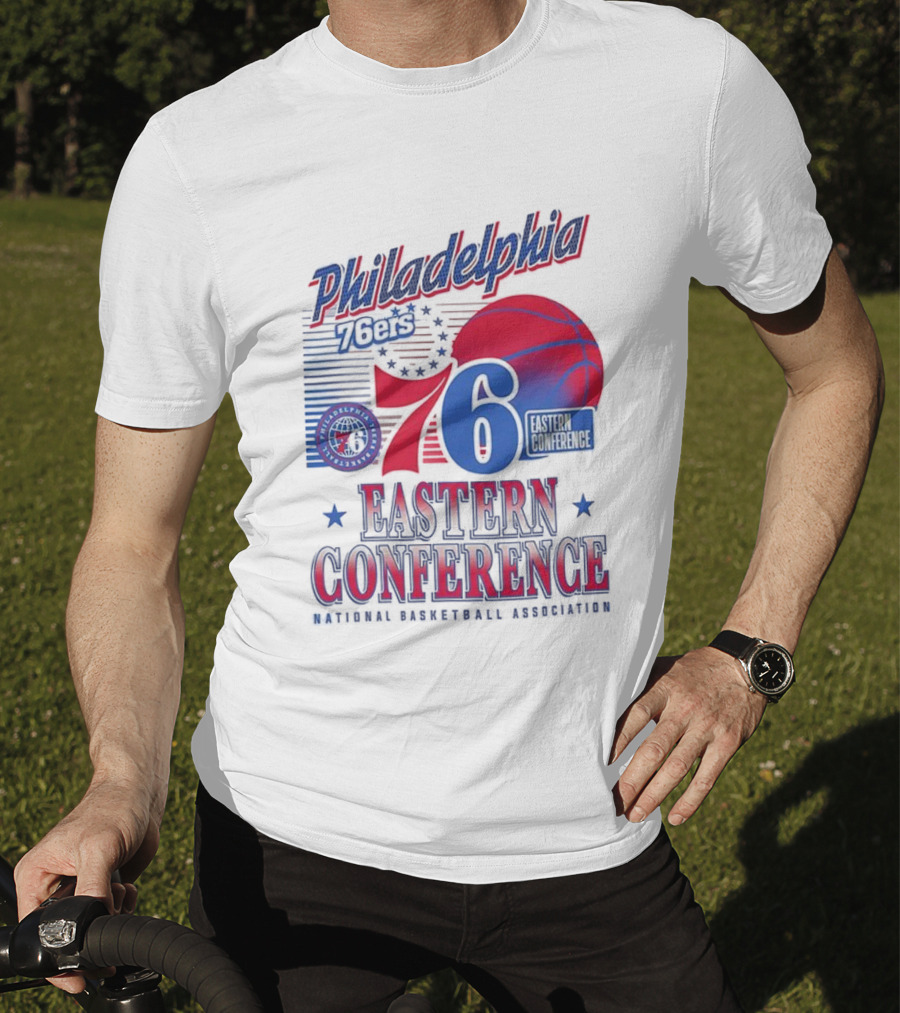 Philadelphia 76ers 6 Eastern Conference NBA Basketball T-Shirt