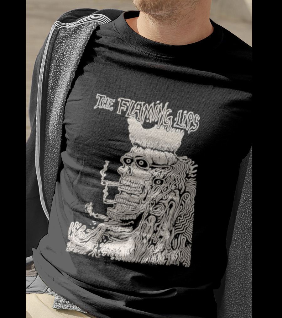 The Flaming Lips Fearless Freaks Smoking Monster Art T-Shirt