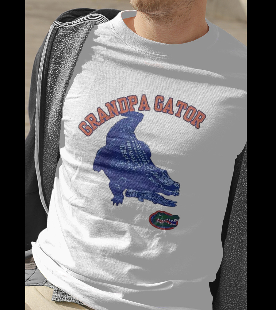 Grandpa Gator Florida Gators Football Fan Gear T-Shirt