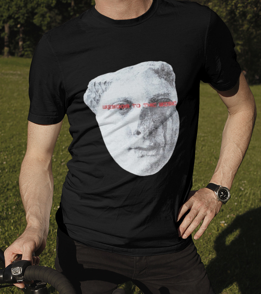 Wisdom To The Wise Classical Statue Art T-Shirt