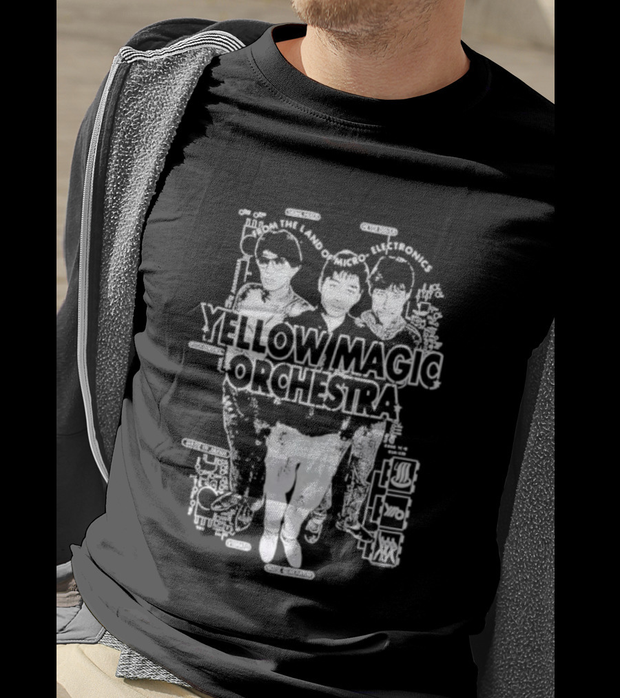 Yellow Magic Orchestra Japanese Electronic Music Band Trio T-Shirt