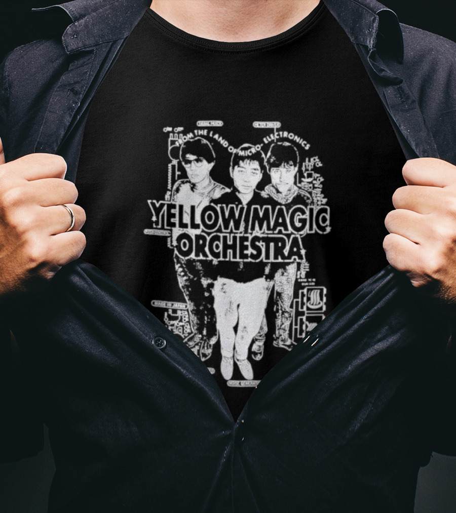Yellow Magic Orchestra Japanese Electronic Music Band Trio T-Shirt