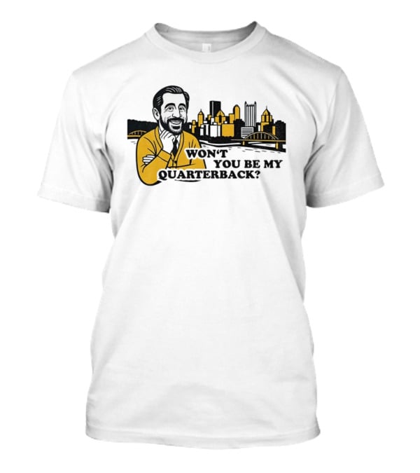 Aaron Rodgers Mister Rodgers Steelers Quarterback Won’t You Be My Neighbor T-Shirt