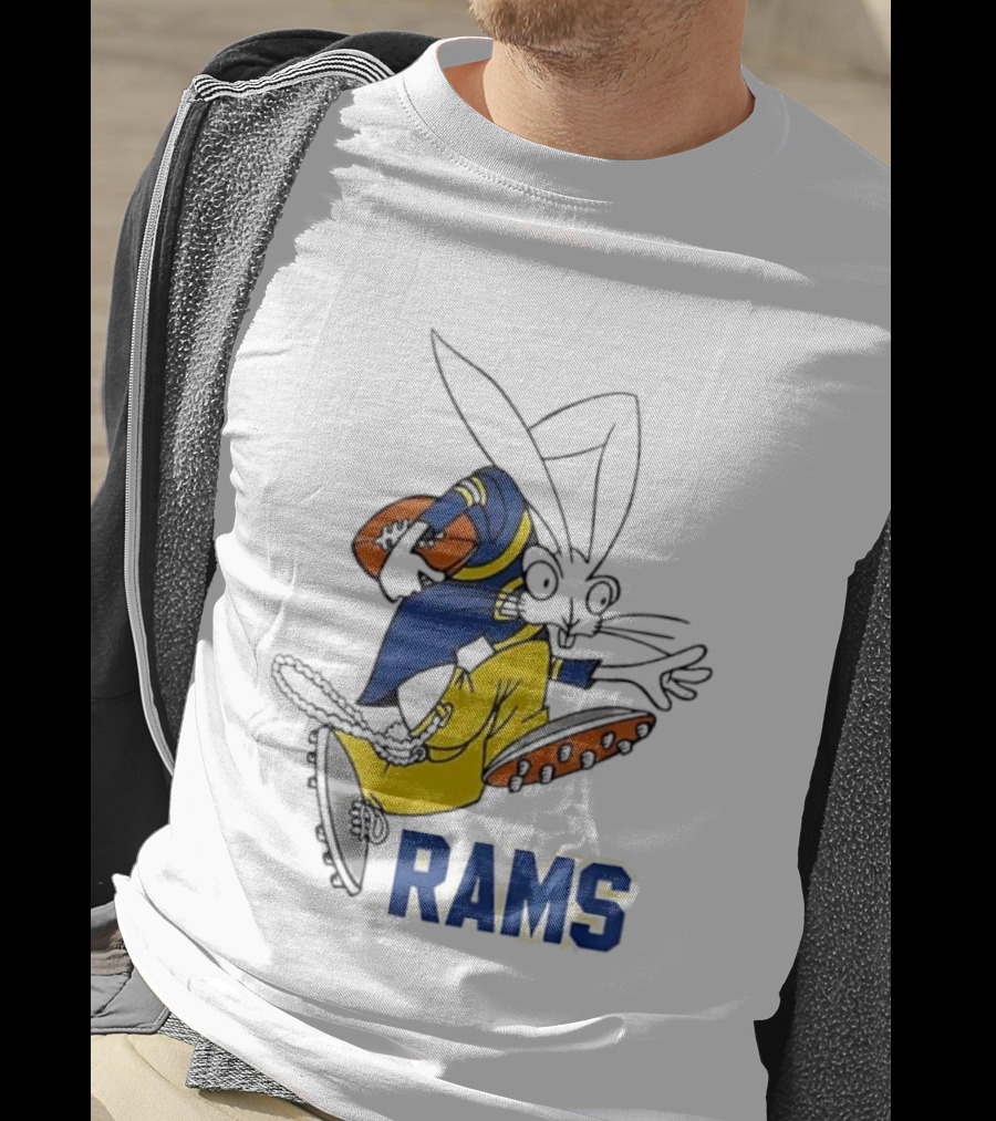 Los Angeles Rams Blink-182 New Year 2026 Celebrating Football Rabbit T-Shirt