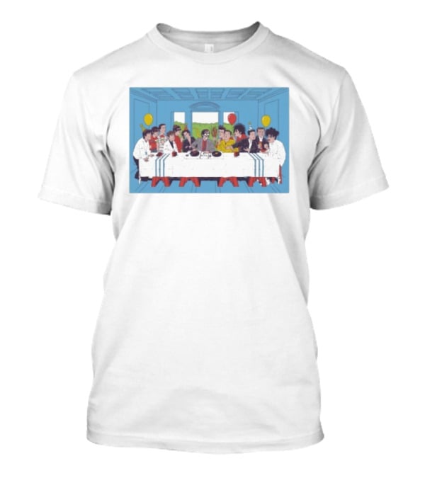 Lukey McGarry Britpop Icons Last Supper Assembly T-Shirt