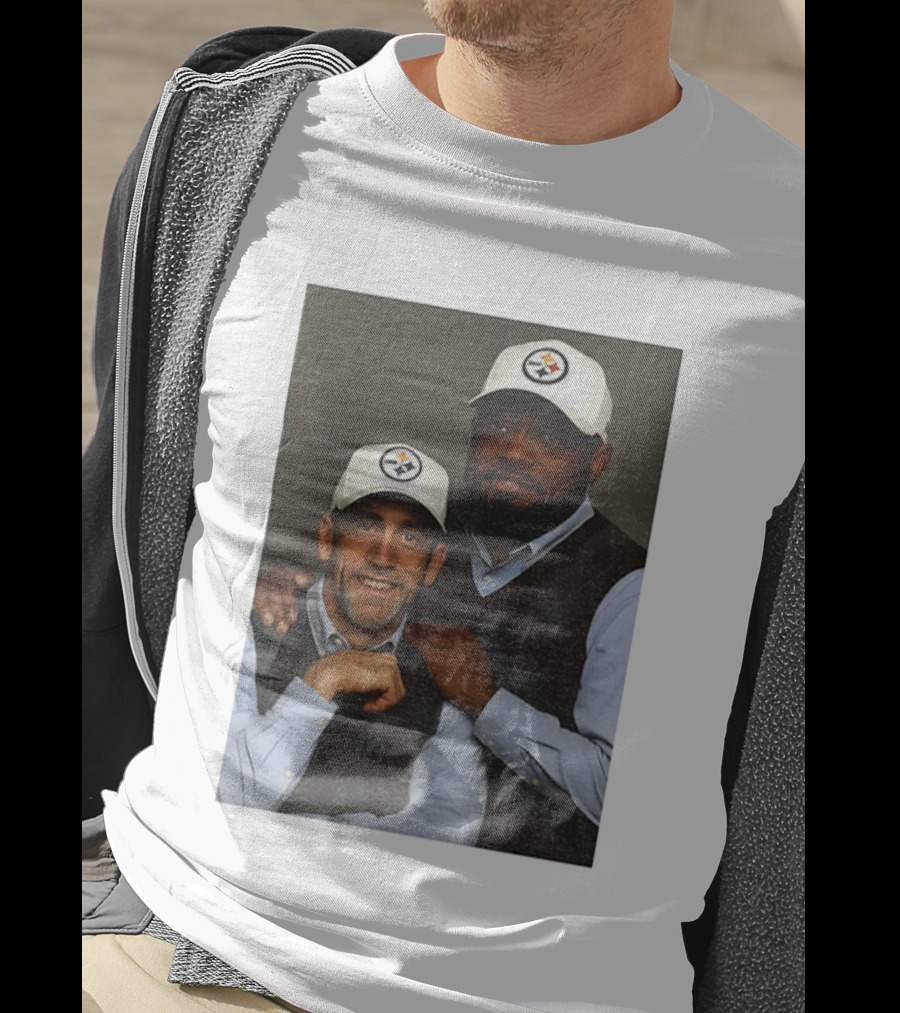 Mike Tomlin Aaron Rodgers Pittsburgh Steelers Step Brothers NFL Comedy Crossover T-Shirt