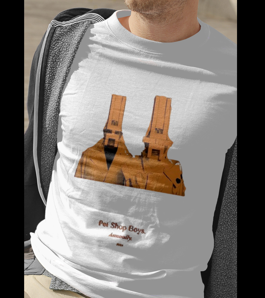 Pet Shop Boys Annually 2024 Orange Costume Duo T-Shirt