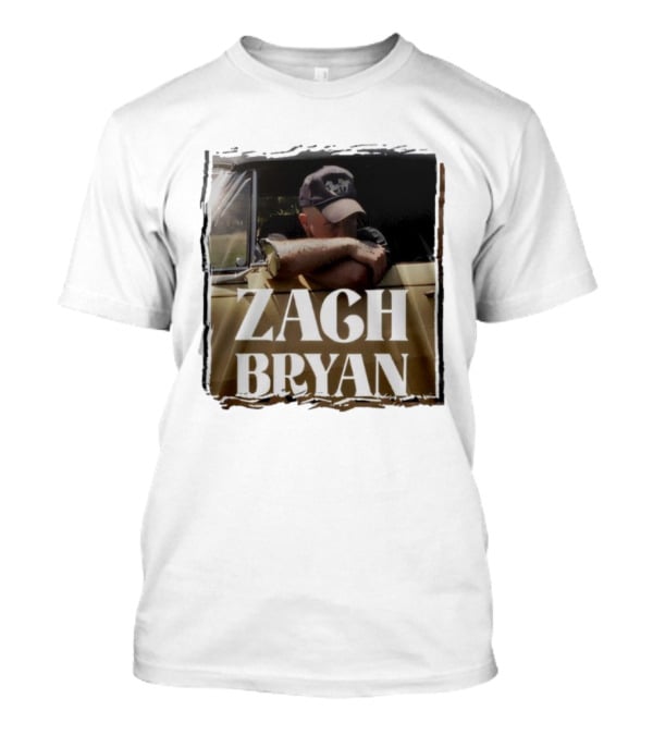Zach Bryan With Heaven On Tour 2025 Country Folk Music Concert Truck Art T-Shirt
