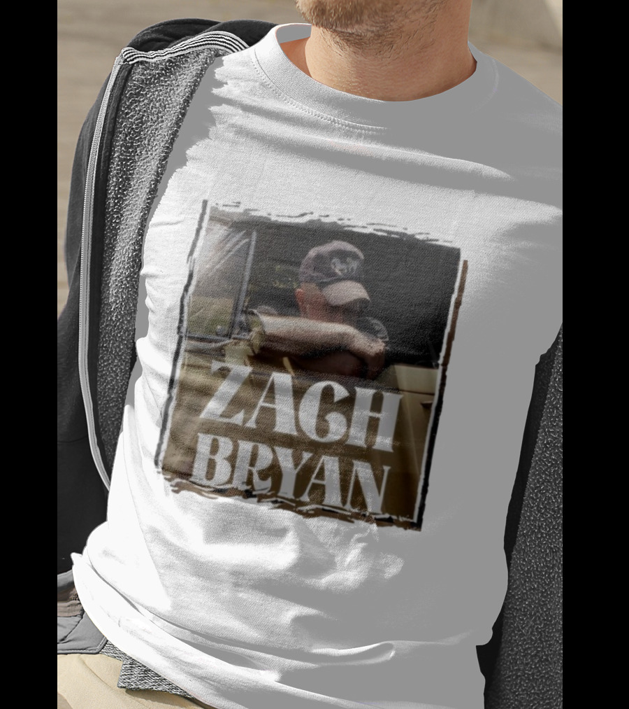 Zach Bryan With Heaven On Tour 2025 Country Folk Music Concert Truck Art T-Shirt