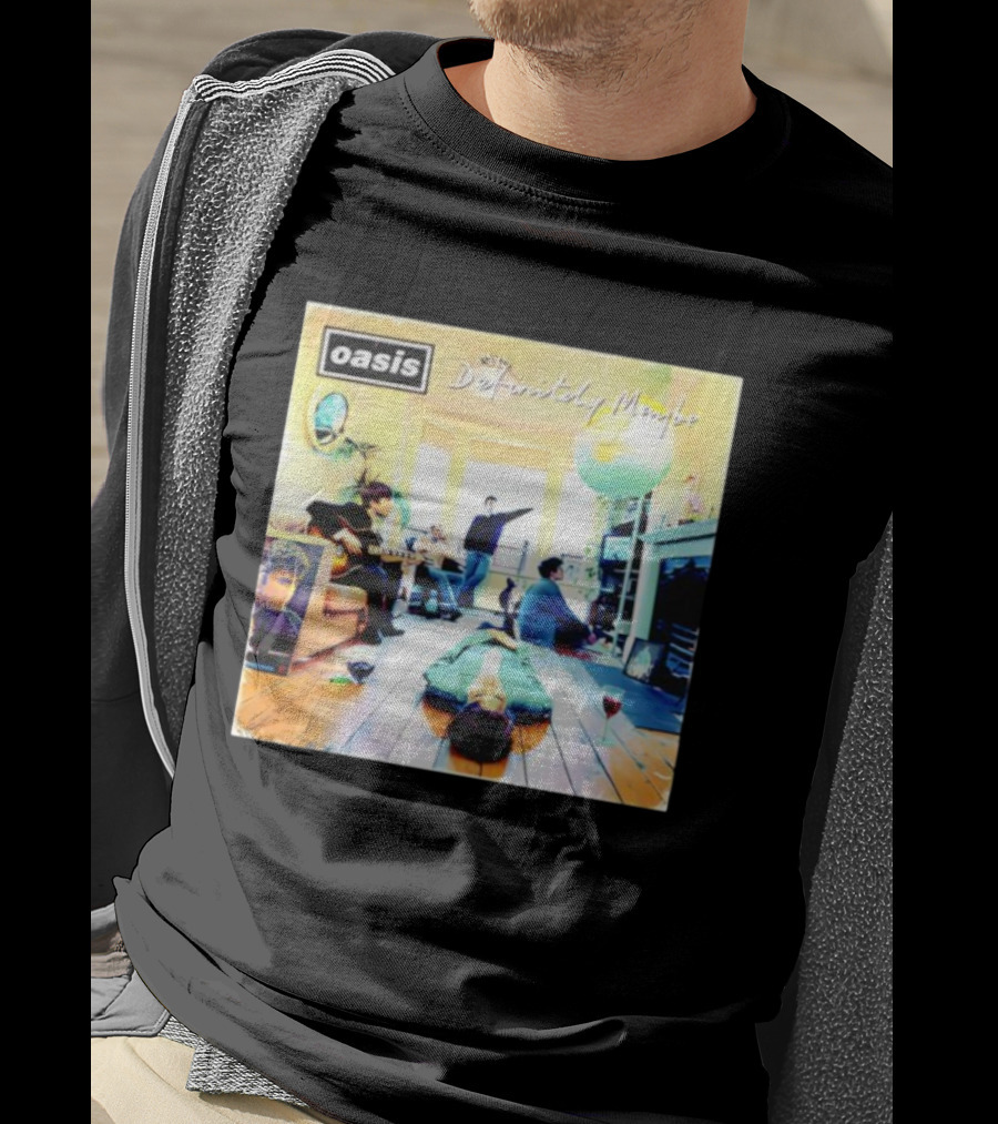 Definitely Maybe Oasis Vintage Album Cover T-Shirt