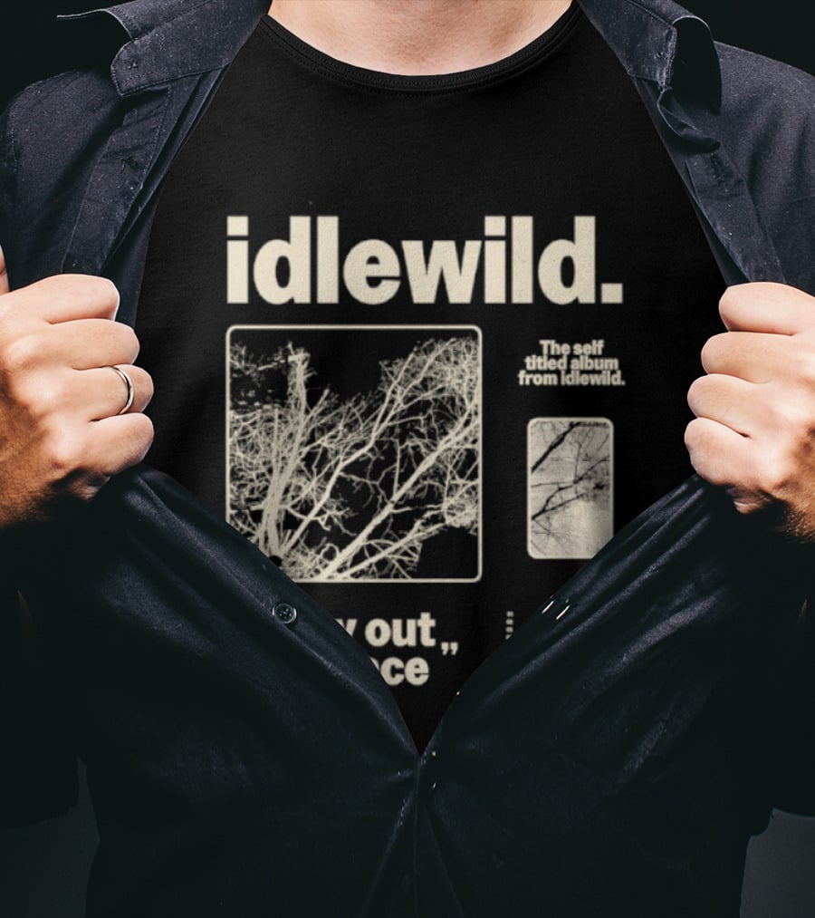 Idlewild Stay Out Of Place 2025 Tour With Abstract Organic Patterns T-Shirt