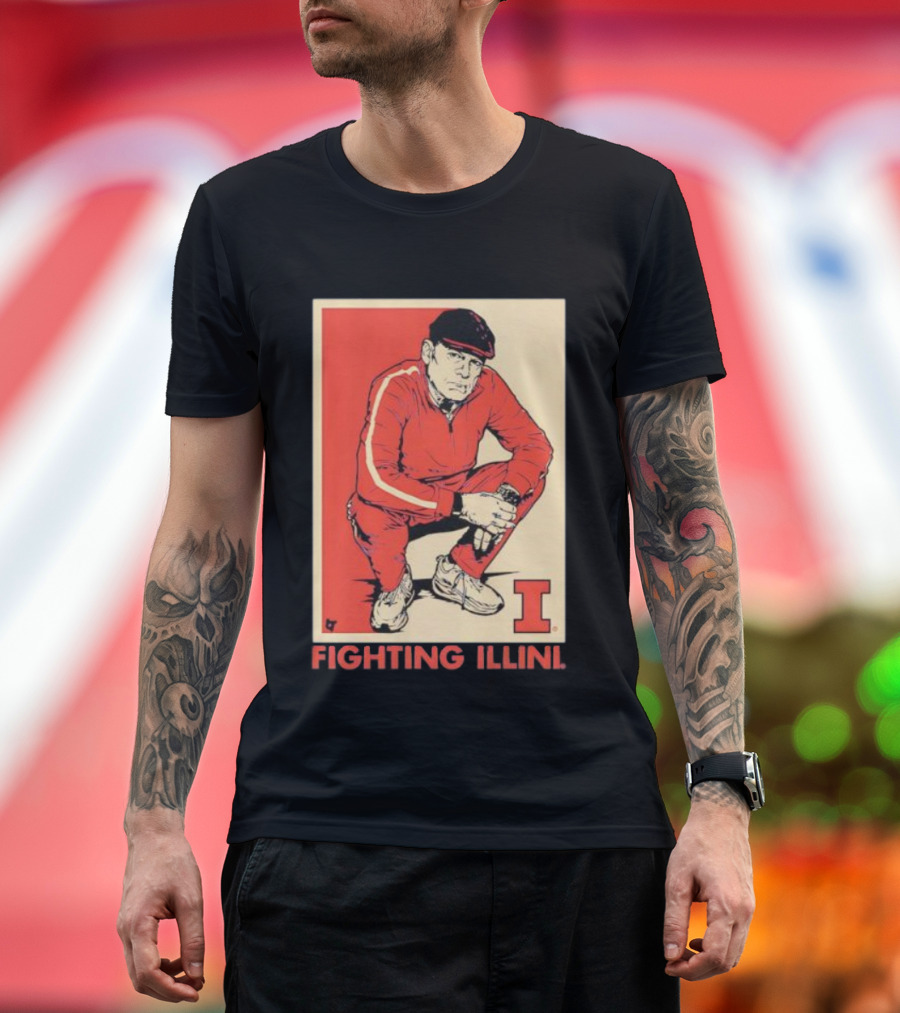 Fighting Illini Track Suit Illinois Basketball Coach Underwood T-Shirt