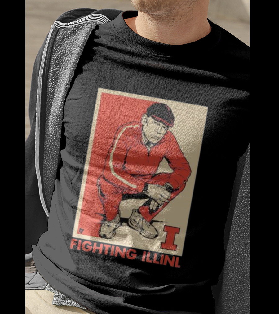 Fighting Illini Track Suit Illinois Basketball Coach Underwood T-Shirt