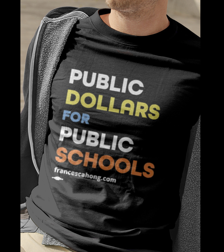 Public Dollars For Public Schools Francesca Hong Vintage T-Shirt