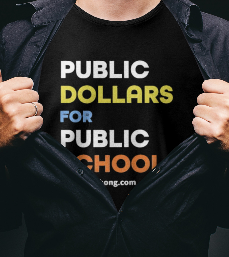 Public Dollars For Public Schools Francesca Hong Vintage T-Shirt