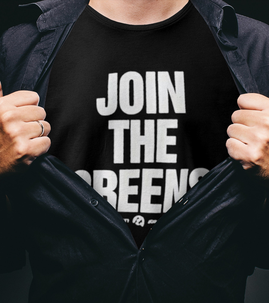 Join The Greens Basketball Community #Superhoops9 T-Shirt