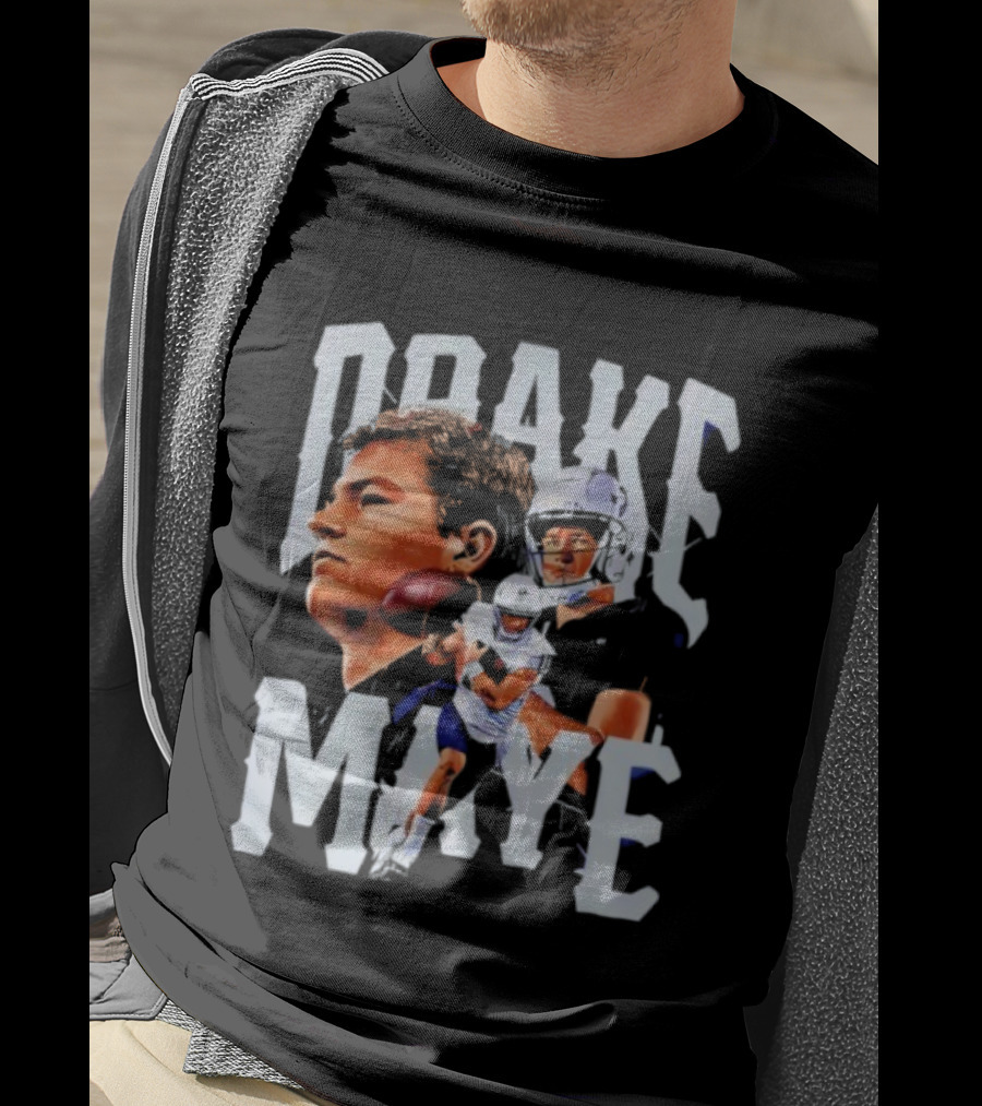 Drake Maye New England Patriots Football T-Shirt