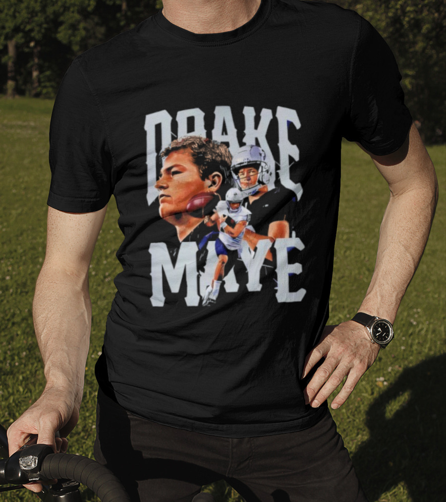 Drake Maye New England Patriots Football T-Shirt
