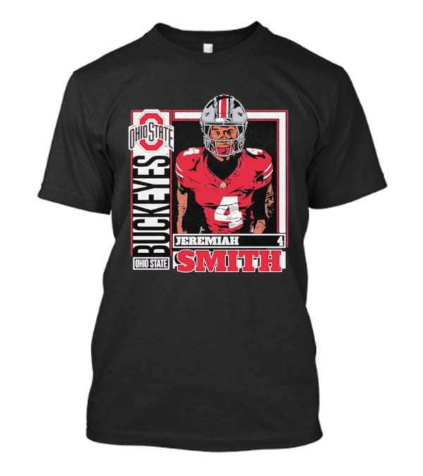 Ohio State Buckeyes Football Retro Jeremiah Smith 4 T-Shirt