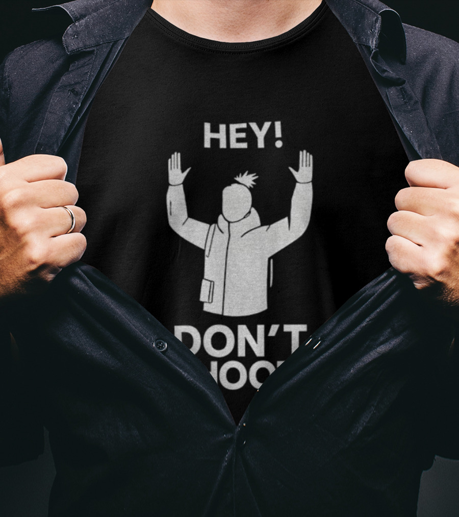 ARC Raiders Hey Don't Shoot Hands Up Gesture T-Shirt