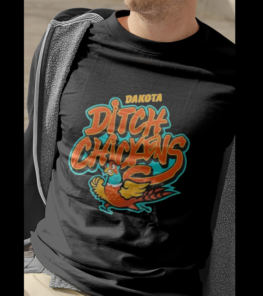 Dakota Ditch Chickens Pheasant Graphic T-Shirt