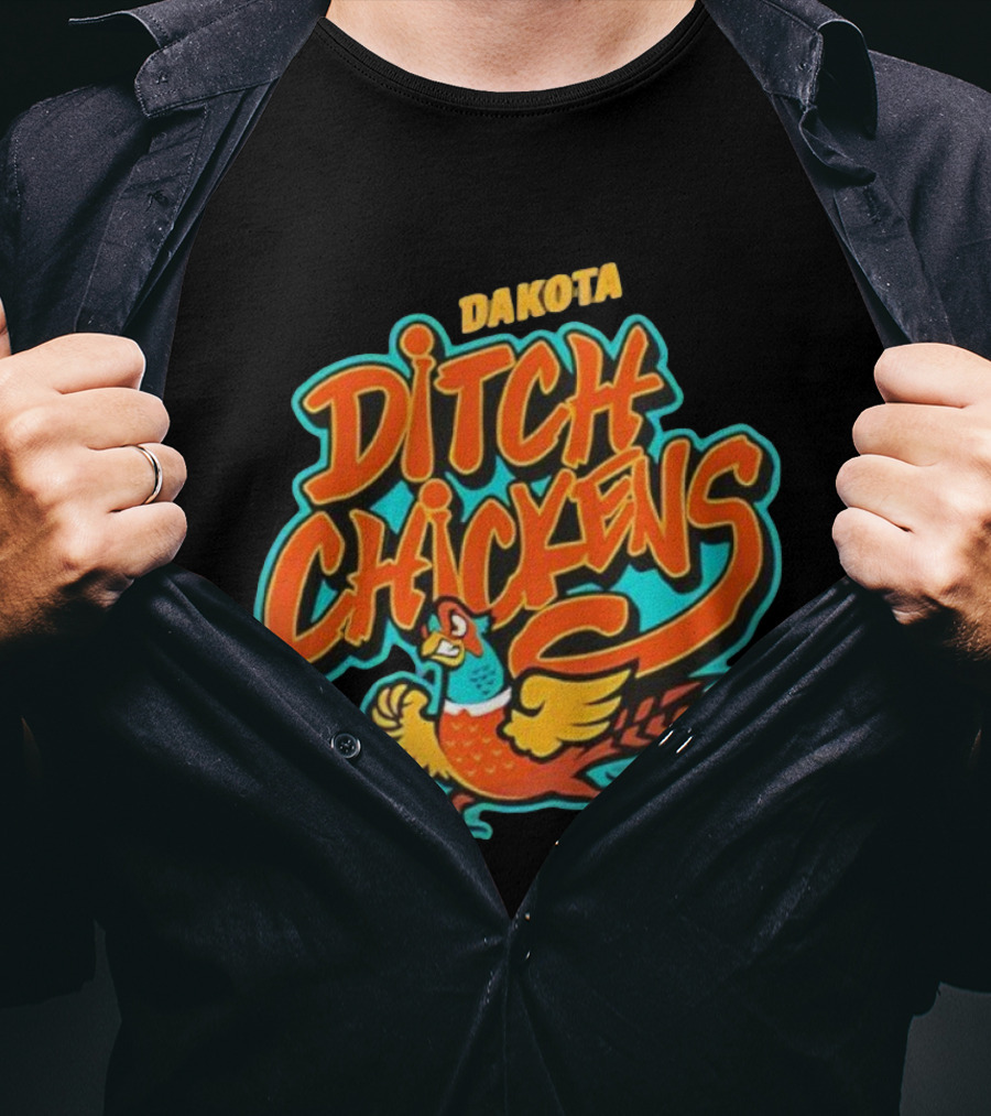 Dakota Ditch Chickens Pheasant Graphic T-Shirt