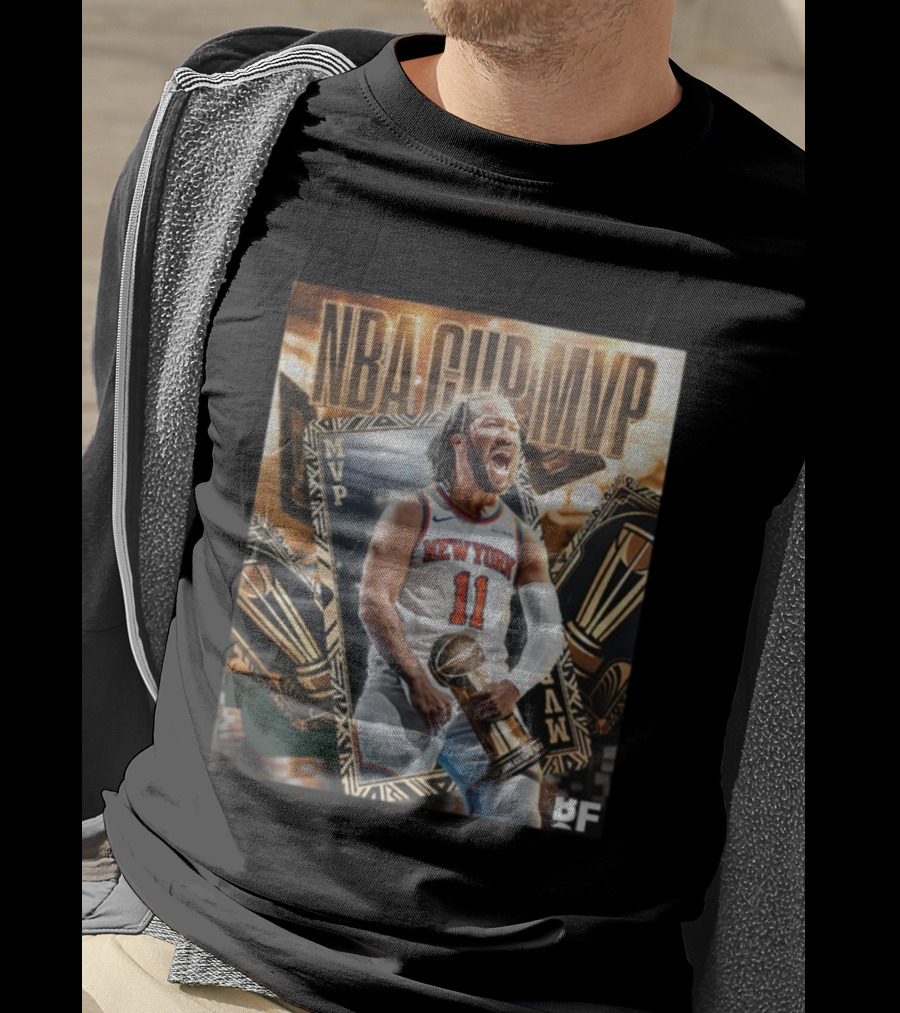 NBA Cup MVP Jalen Brunson New York Basketball Champion T-Shirt