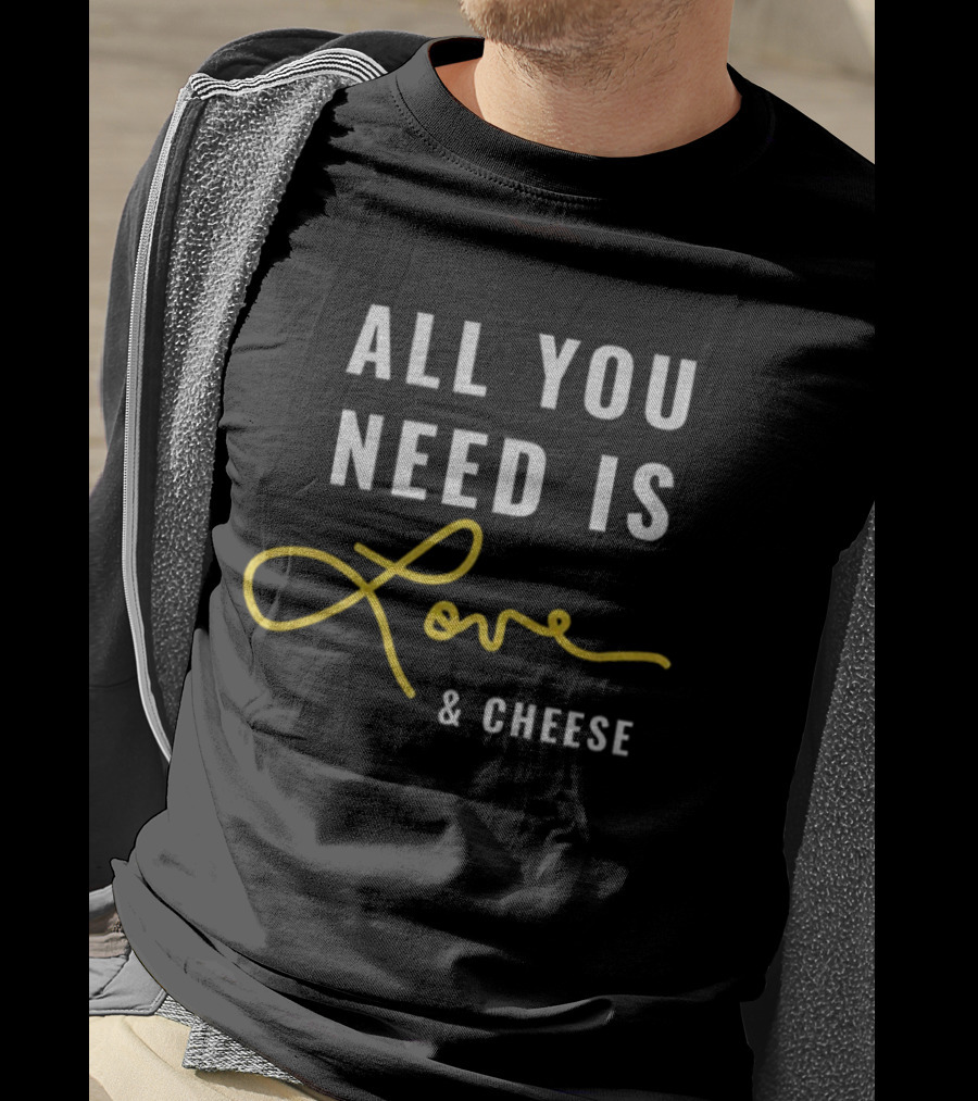 All You Need Is Love And Cheese Green Bay Packers Jordan Love T-Shirt