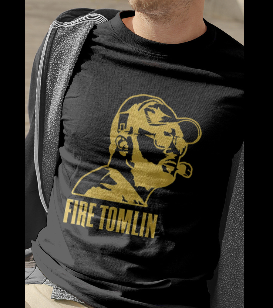 Mike Tomlin Fire Steelers Sketch Football NFL Coach T-Shirt