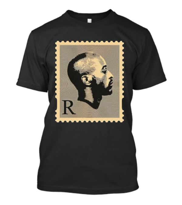 Rakim R Stamp Hip-Hop Retro Portrait Design T-Shirt