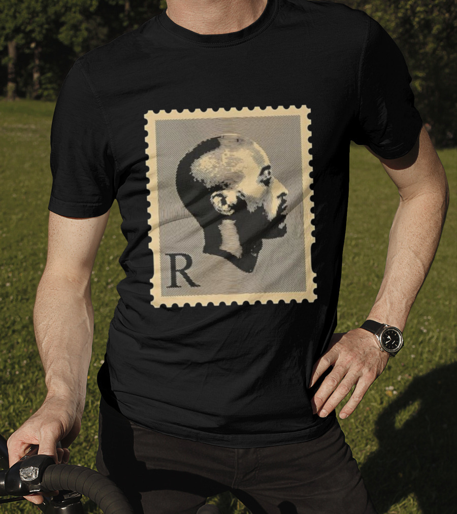 Rakim R Stamp Hip-Hop Retro Portrait Design T-Shirt