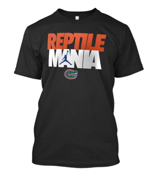 Florida Gators Reptile Mania Basketball Jump Sports Fans T-Shirt