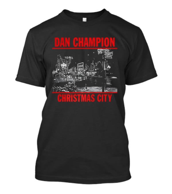 Dan Champion Christmas City Iconic Festive Scene T-Shirt