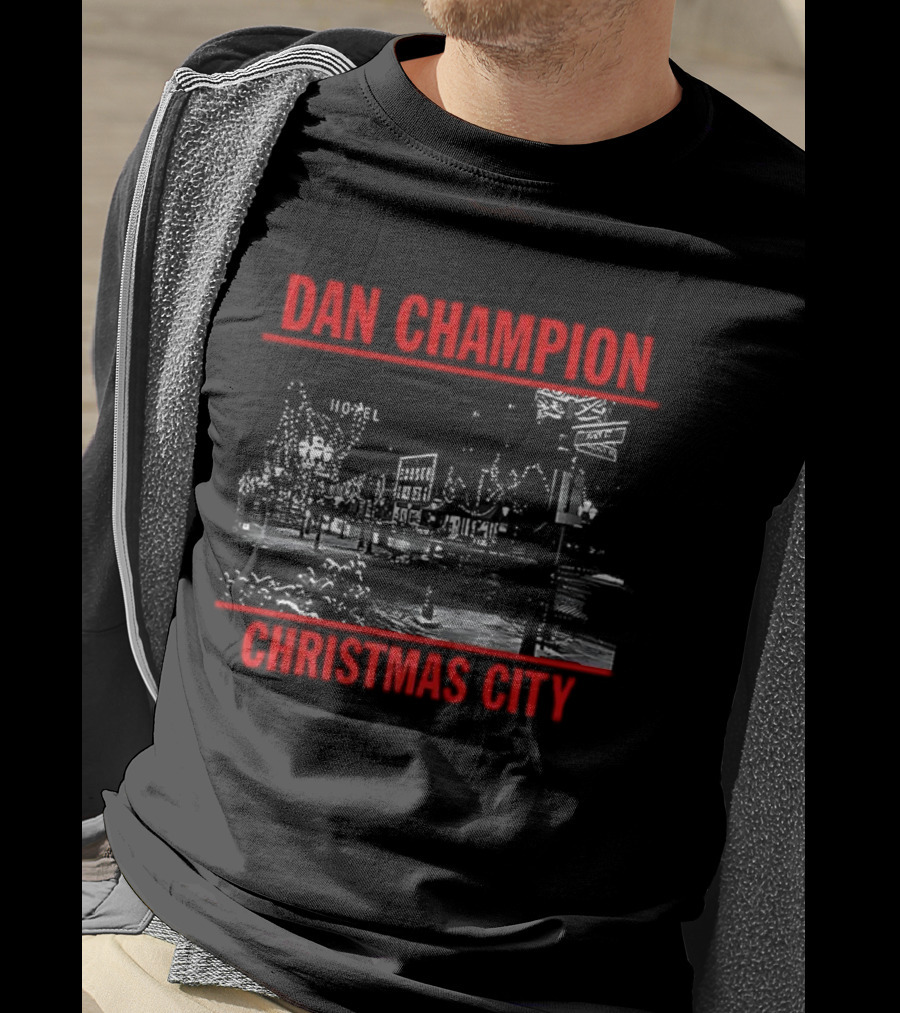 Dan Champion Christmas City Iconic Festive Scene T-Shirt