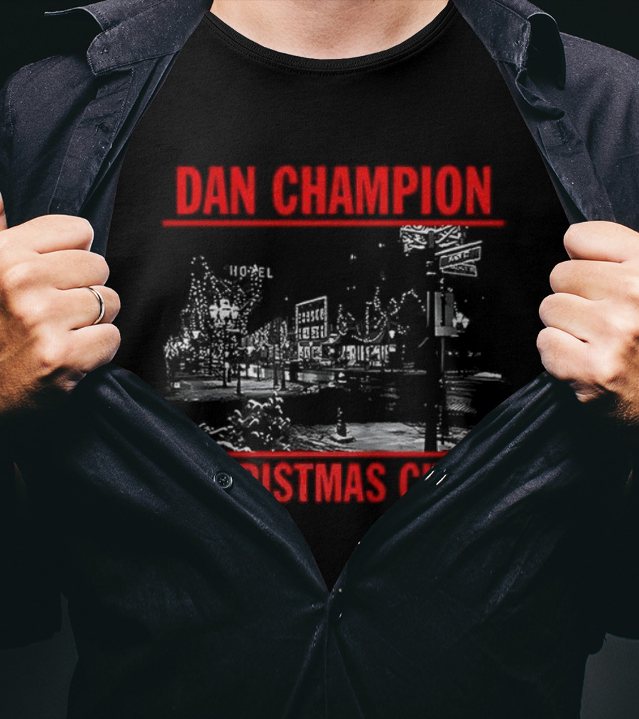 Dan Champion Christmas City Iconic Festive Scene T-Shirt