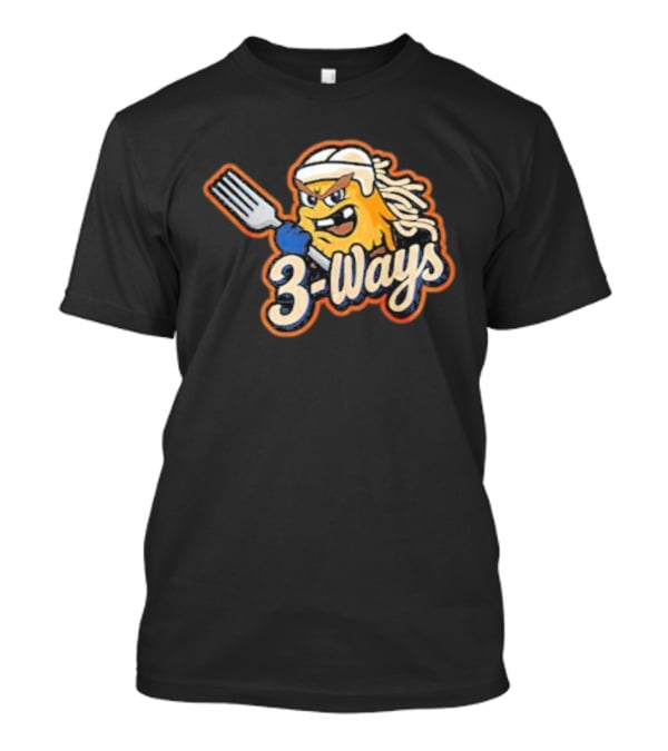 Cincinnati Cyclones 3 Ways Mascot Fork Design T-Shirt
