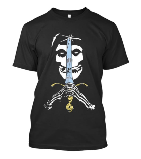 Misfits Lost & Found Sword Skull Iconic Punk Symbol T-Shirt