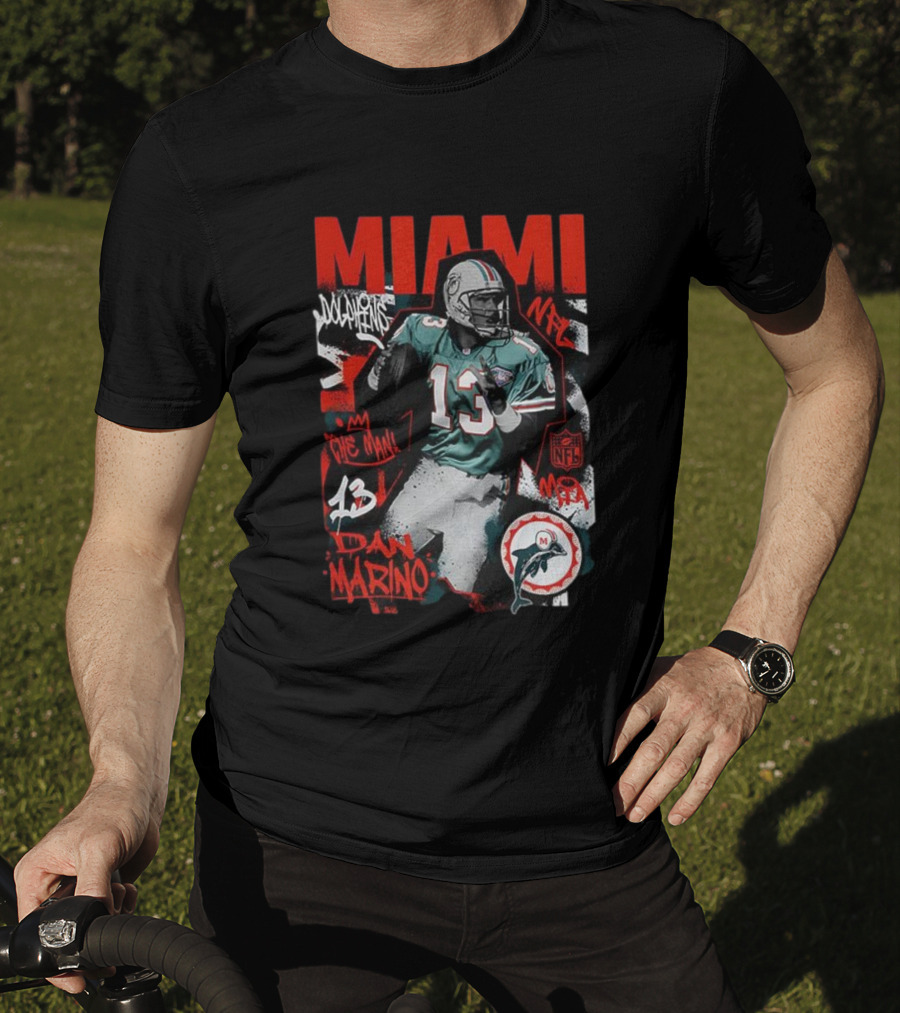 Miami Dolphins NFL Dan Marino The Man 13 T-Shirt