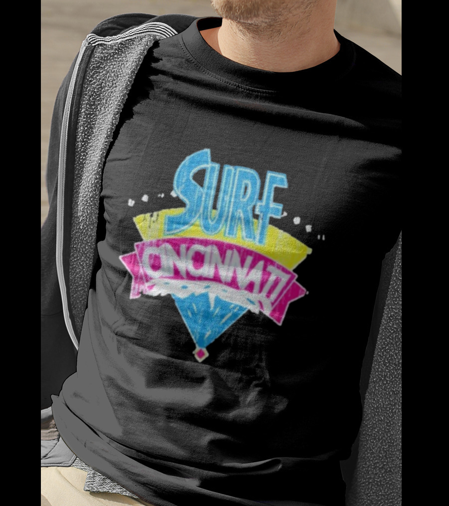 Surf Cincinnati Retro Wave Vibes T-Shirt