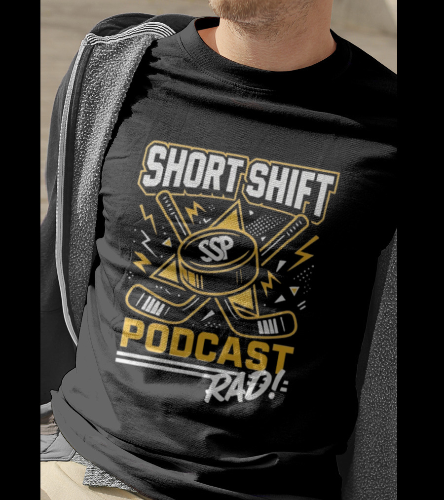 Short Shift Podcast Rad Hockey Bruins T-Shirt