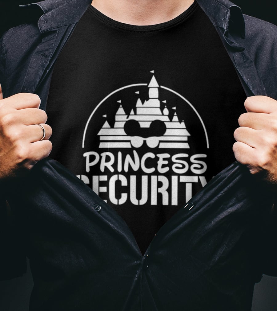 Princess Security Castle Mickey Mouse Shadow T-Shirt