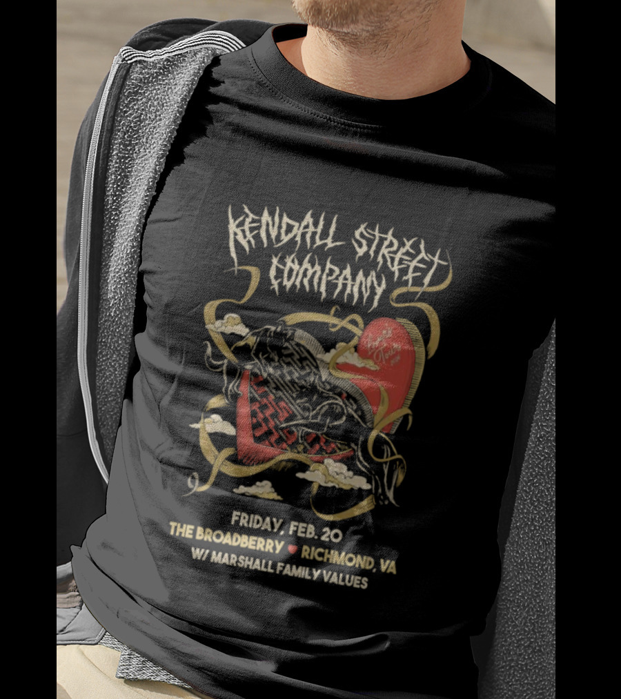 Kendall Street Company Feb 20 The Broadberry Richmond VA Marshall Family Values T-Shirt