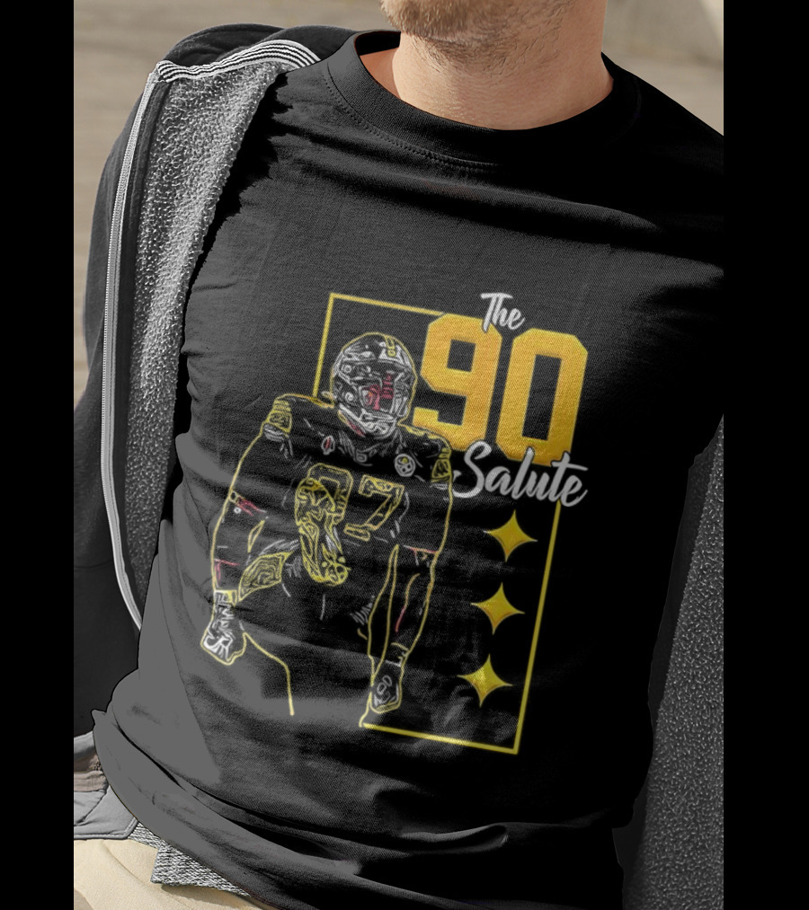 Pittsburgh Steelers J Watt The 90 Salute NFL T-Shirt