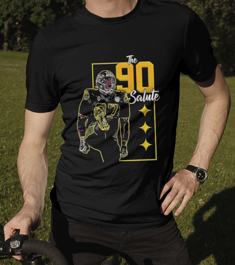 Pittsburgh Steelers J Watt The 90 Salute NFL T-Shirt