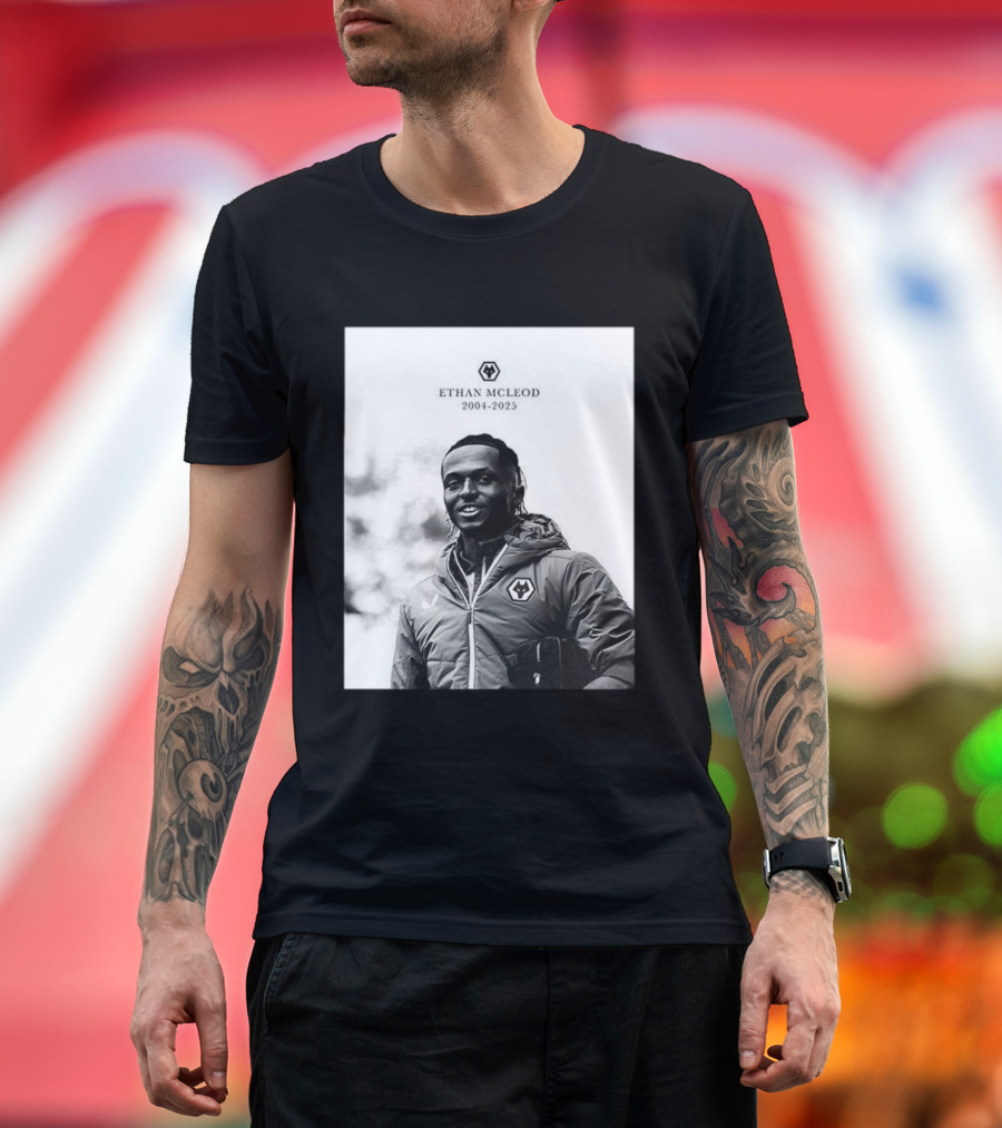 Ethan McLeod 2004-2025 Wolves Tribute T-Shirt