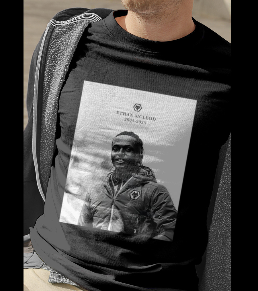Ethan McLeod 2004-2025 Wolves Tribute T-Shirt