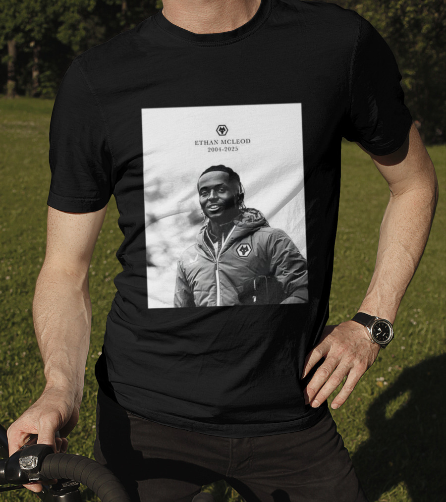 Ethan McLeod 2004-2025 Wolves Tribute T-Shirt