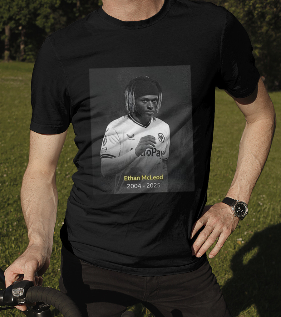 Ethan McLeod 2004-2025 Wolves Player Tribute T-Shirt